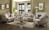 Chelmsford Beige Fabric & Antique Taupe Sofa Model 56050 By ACME Furniture